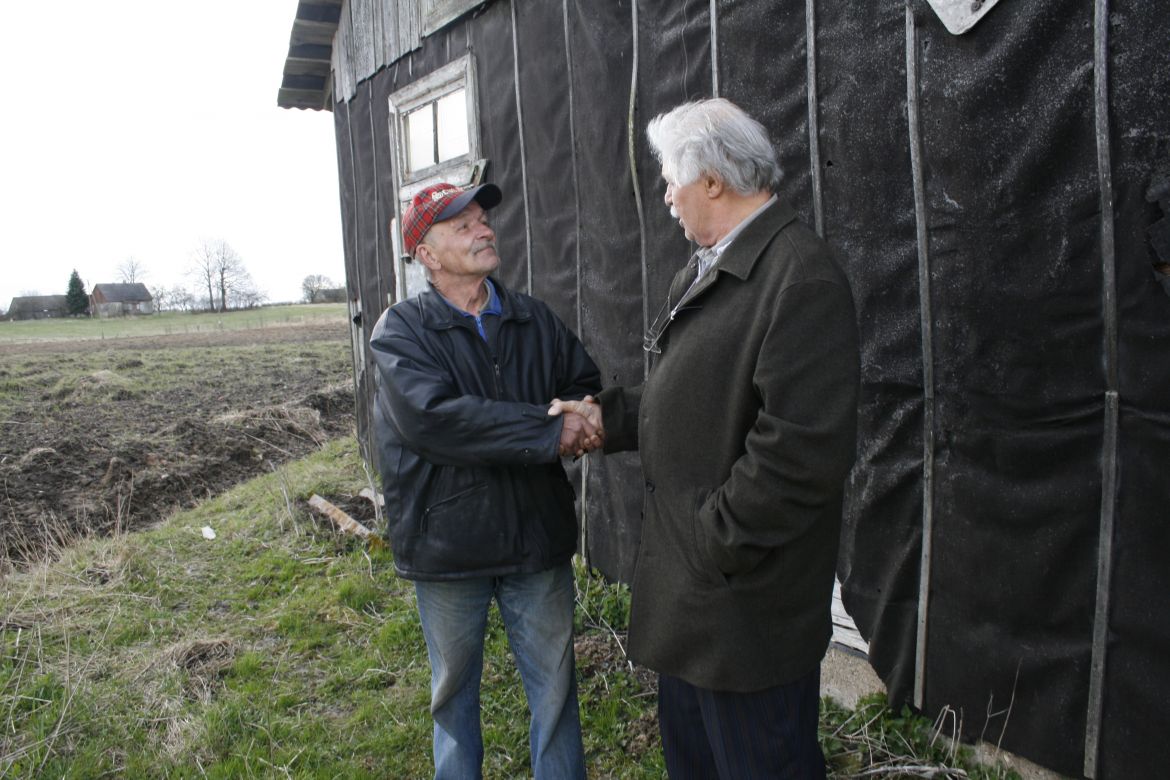 J. Radtkės susitikimo akimirkos su Algiu Klumbiu, 2015